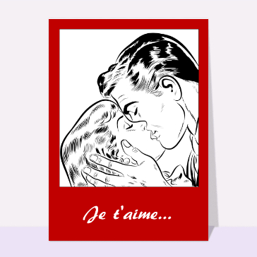 Saint Valentin façon bande dessinée