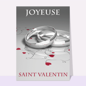 Deux bagues pour la Saint valentin