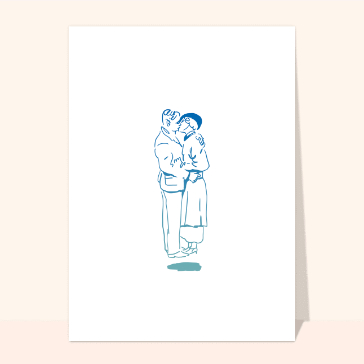 Un couple au trait