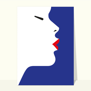 Le baiser d'une femme