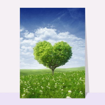 Arbre en coeur
