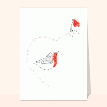 Amour de rouges gorges