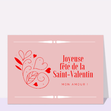 carte saint valentin : Joyeuse fête de la Saint Valentin