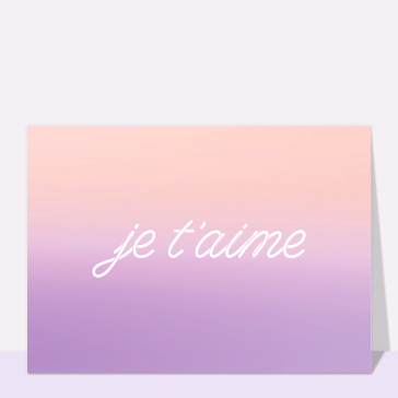 Carte Simplement je t`aime