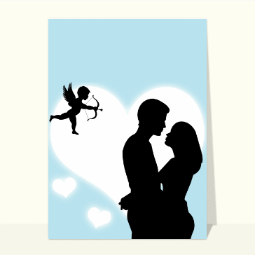 carte saint valentin : Cupidon de la saint valentin
