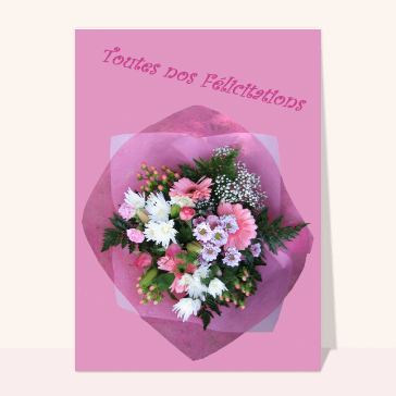 Mariage toutes nos felicitations