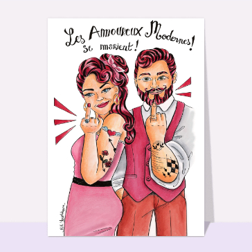 Les amoureux modernes se marient