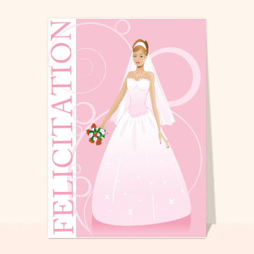 carte félicitations mariage : Felicitation mariage
