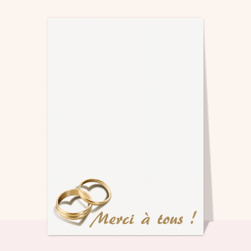 Mariage merci à tous !