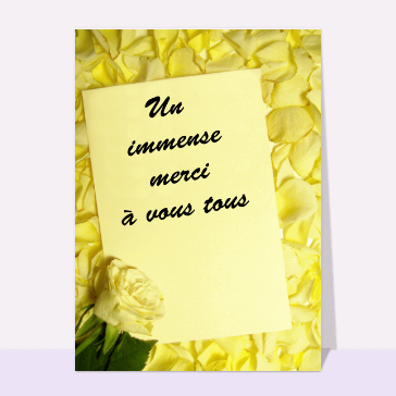 Remerciement mariage