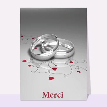 Un merci simple et élégant