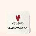 cartes d'anniversaire de mariage pour votre texte