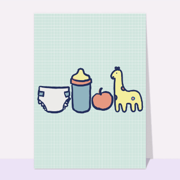 Les objets de bébé