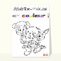 cartes coloriages pour votre texte