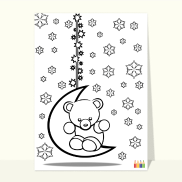 Coloriage nounours