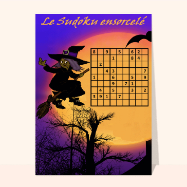 carte sudoku : Sudoku ensorcele