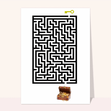 Labyrinthe tresor cartes labyrinthes