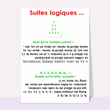 Suites logiques