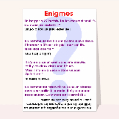 cartes enigmes pour votre texte