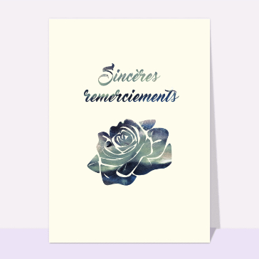 Fleur à l'encre de chine