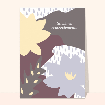 Illustration sincères remerciements