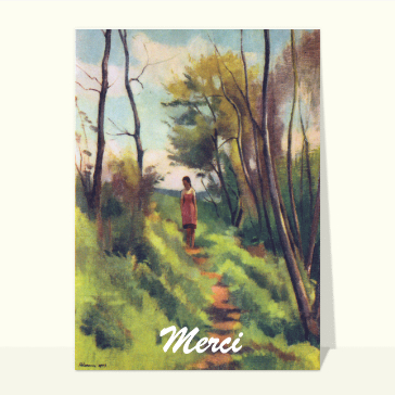 Merci et paysage de solitude