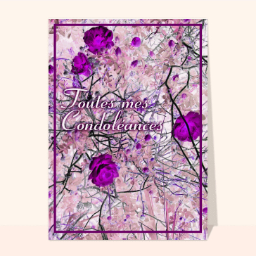 Toutes mes condoleances