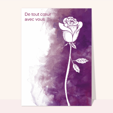 Rose de tout coeur avec vous