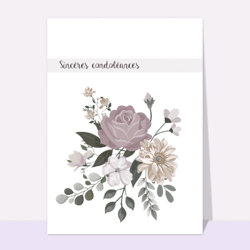 Sincères condoléances ce n`est pas la fin
