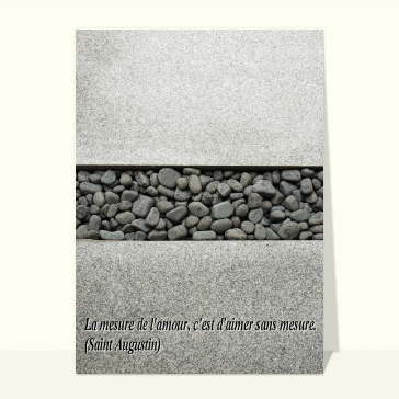 La mesure de l'amour