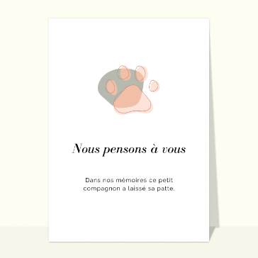 Animal de compagnie qui reste dans nos mémoires