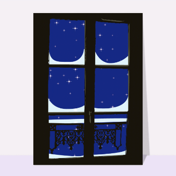 Neige par la fenetre