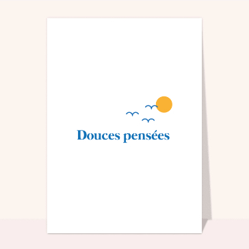 Douces pensées et oiseaux