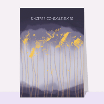 Condoléances peinture abstraite