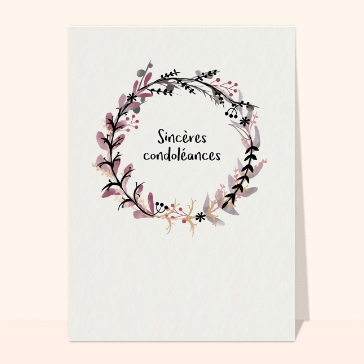 Couronne de condoléances
