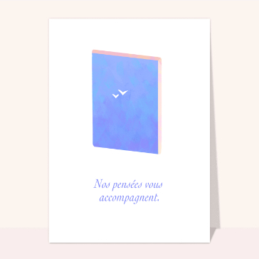Condoléances et oiseaux blancs