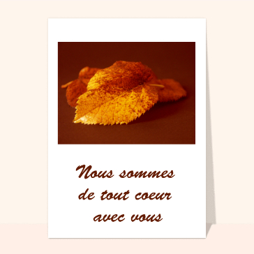 De tout coeur avec vous