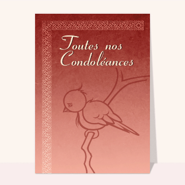Toutes nos condoleances
