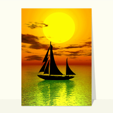 Condoleances couche de soleil