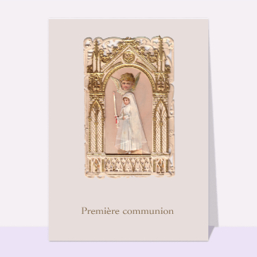 Carte première communion : Icone de première communion