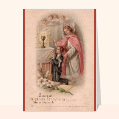 Cartes première communion pour votre texte