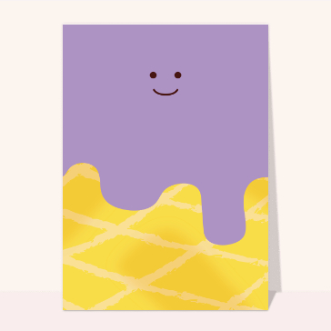 La galette des rois souriante