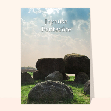 Religieux, saints et fêtes diverses : Pentecôte et rochers