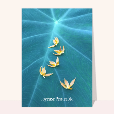 Carte de Pentecôte : Pentecôte poétique