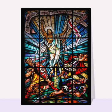 Vitrail de la résurrection