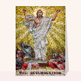 Cartes religieuses de Pâques pour votre texte