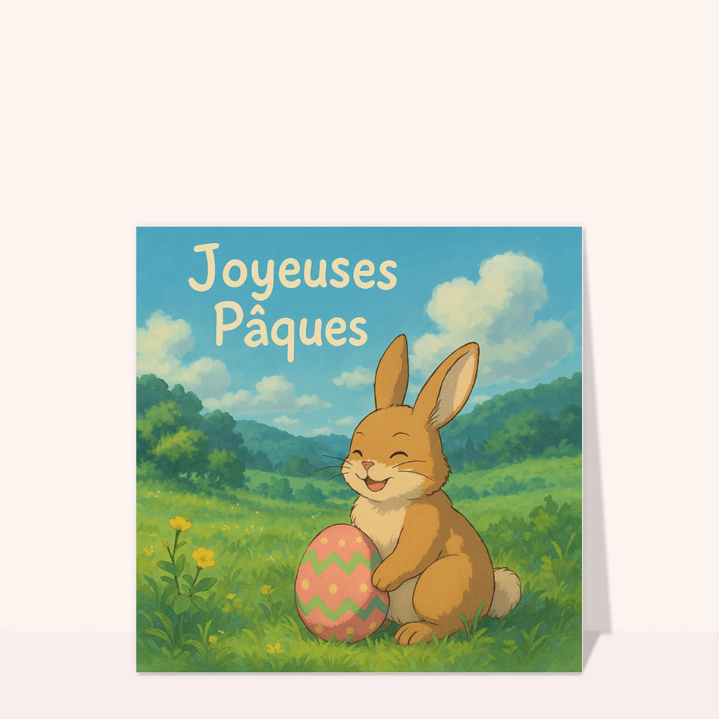 Jole Carte De Pâques, Joyeuses Pâques, Carte Amusante De Pâques, Carte