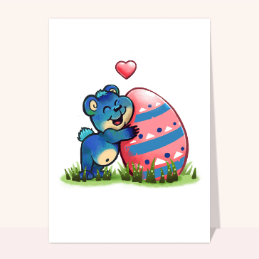 Joyeuses Pâques avec de l`amour