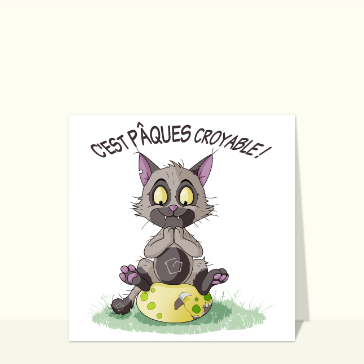 C`est pâques croyable