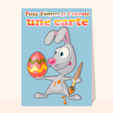 Pour pâques une carte